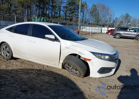 2017 Honda Civic Lx из США, поврежденный, VIN 19XFC2F50HE007646